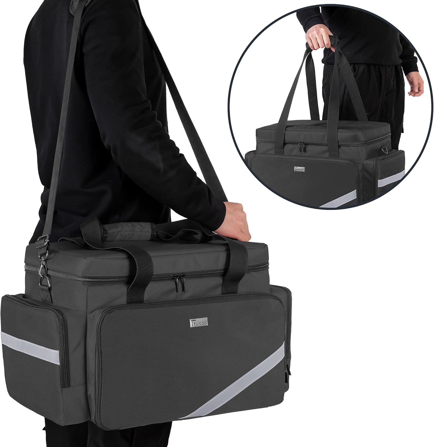 Trunab First Aid Bag Empty, Professional Medical Bag Emergency Responder Trauma