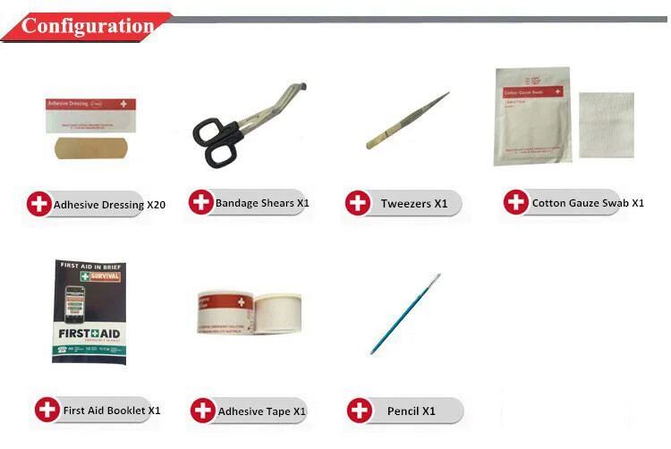 First Aid Kit Medical Trauma Care Kit Car Emergency Kits Outdoor Kit for Camping