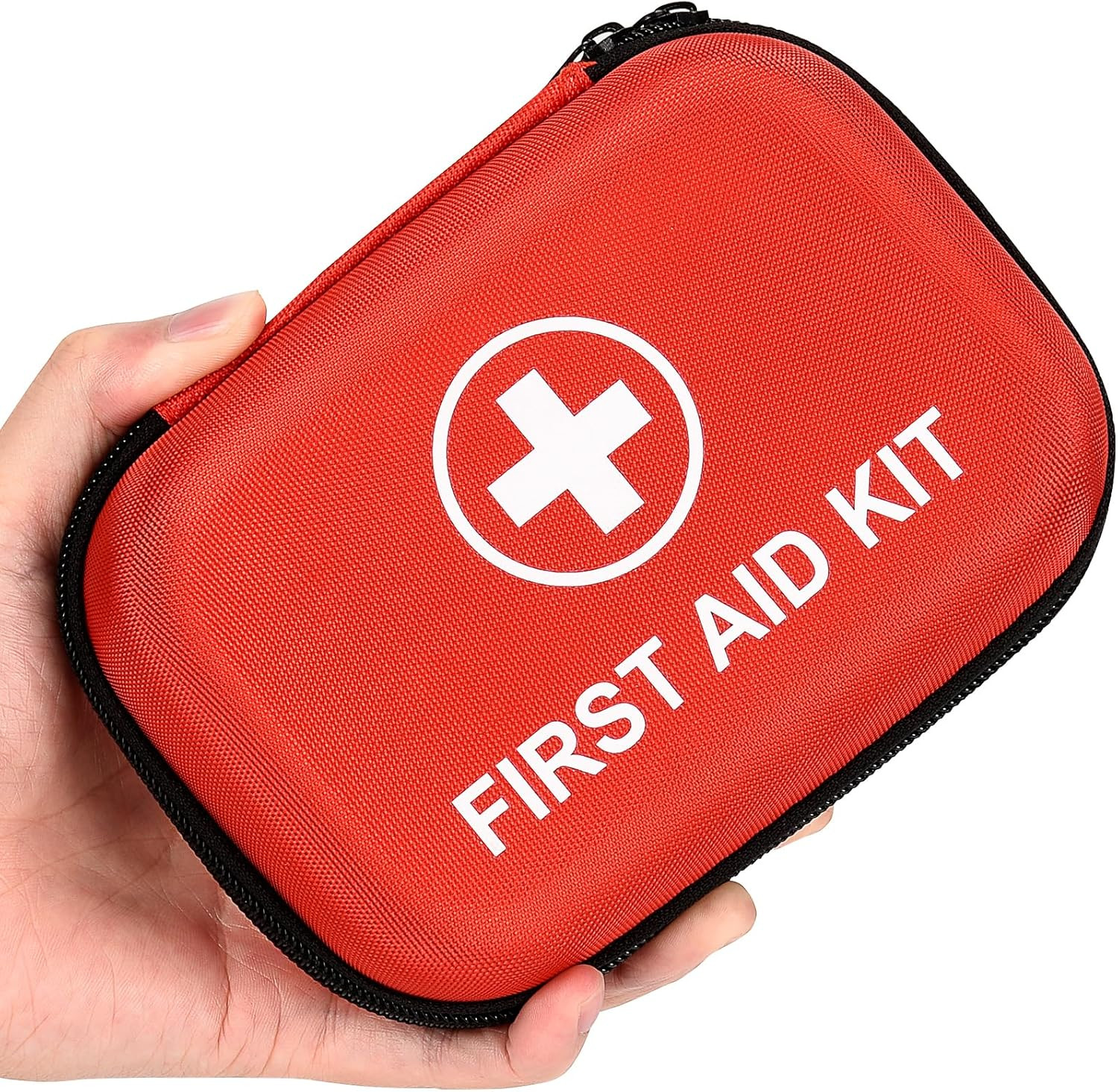 Professional 115 Piece First Aid Kit, Hard-Shell Portable EVA Emergency Medical