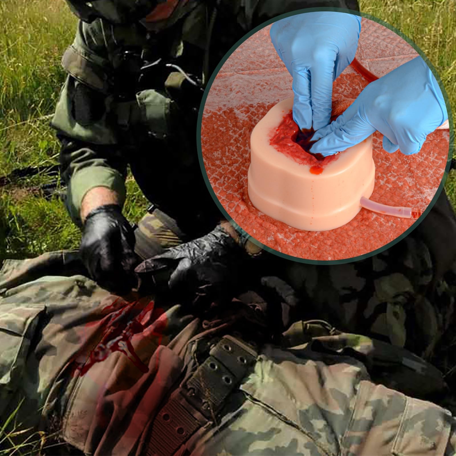 Wound Packing Trainer Kit, Stop The Bleed Kit for Wound Packing Training Demo…