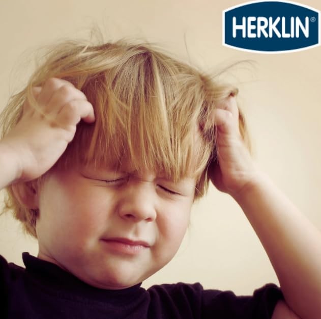 Herklin Lice Treatment Shampoo, Maximum Strength, 1 Fl Oz (Pack of 2), Clear