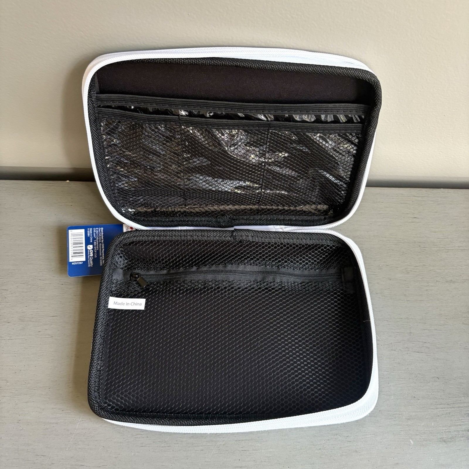 NWT CVS Health Build Your Own First Aid Case Blue 9.25” X 6.5” X 2.5”