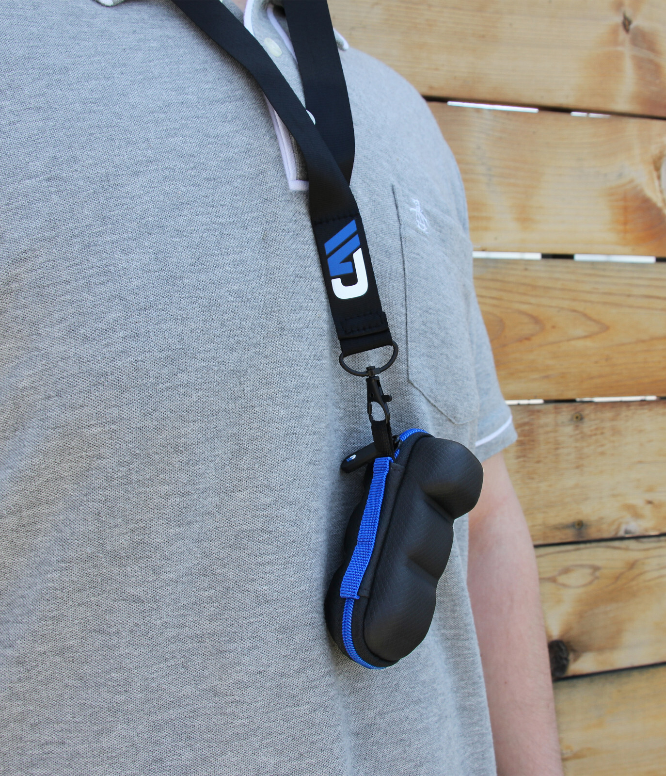 CM Black Asthma Inhaler Travel Case, Does Not Include Inhaler Medicine