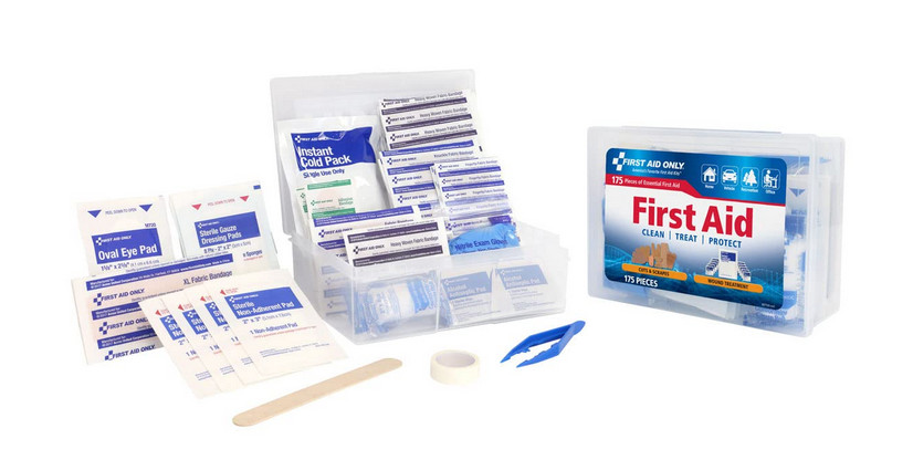 First Aid Only 59695 Compact 175 Piece Everyday Emergency First Aid Kit
