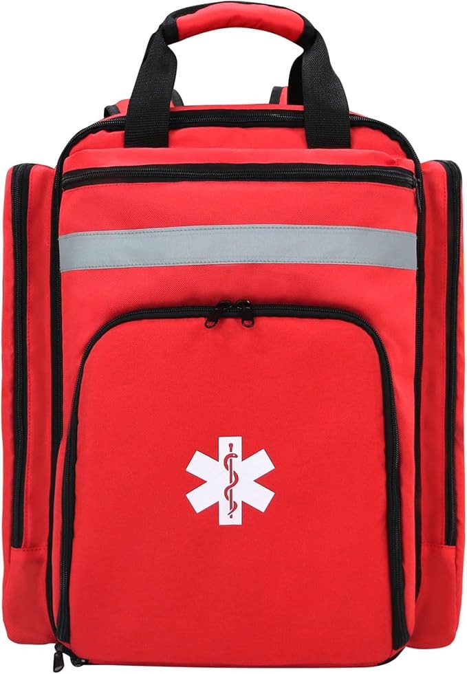 First Aid Medical Backpack,First Aid Backpack Empty,EMS EMT First Aid Bag Emp…