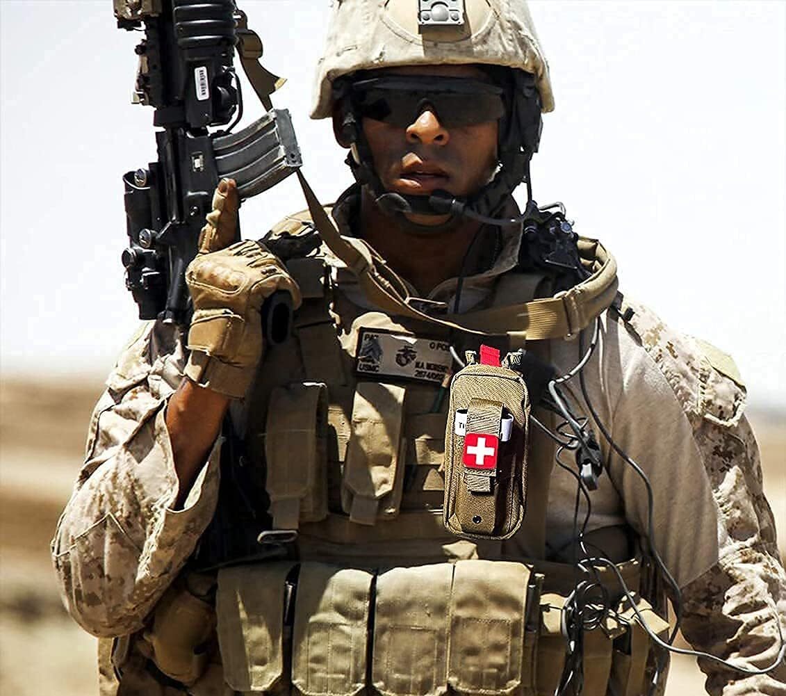 Tactical First Aid Kit IFAK Pouch Emergency EMT EDC Medical Molle Bag For Trauma
