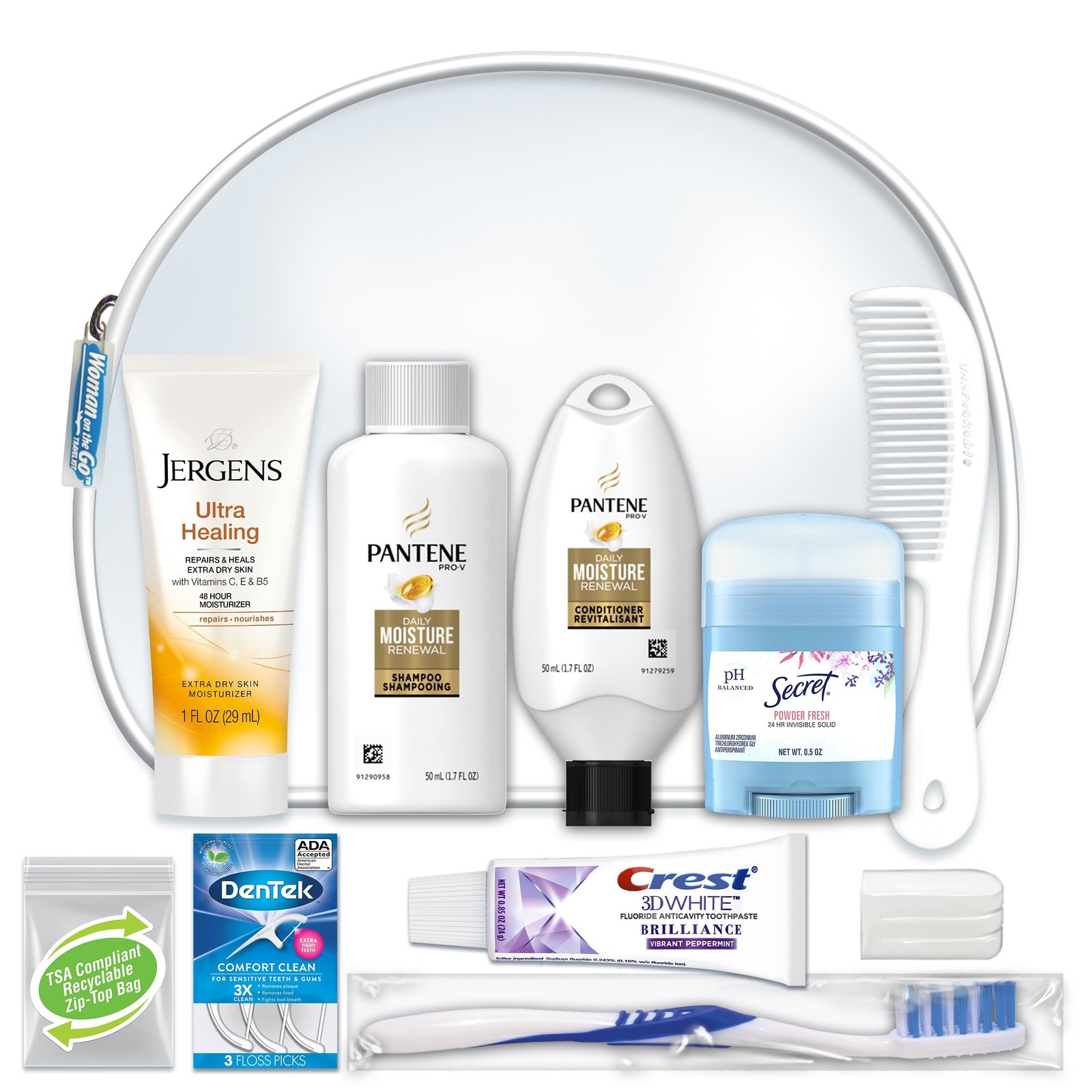 Convenience Kits International Women's Deluxe 10 Piece Kit 1Kit, Pantene