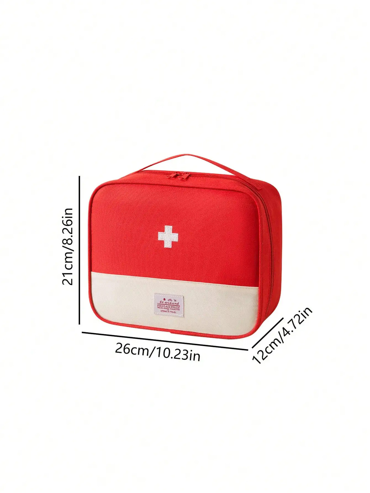 Portable Medical First Aid Kit Bag Large Capacity Home Travel Storage Bag 1pc
