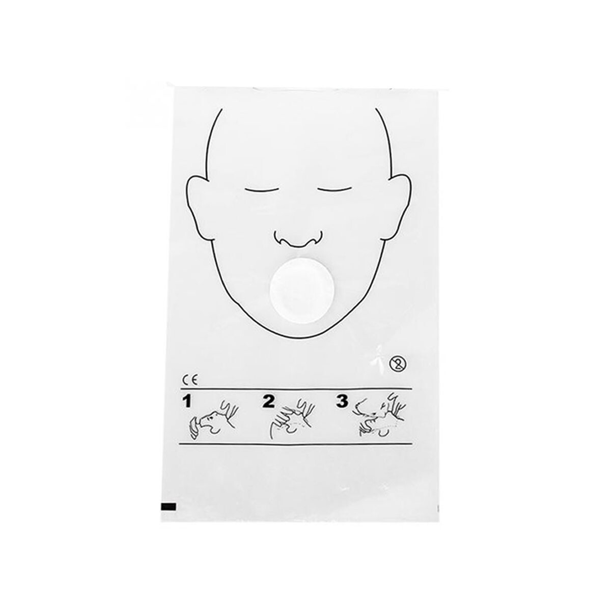50rolls 36pc/roll CPR MASK First aid Face Shield One-Way-Valeve For CPR Training