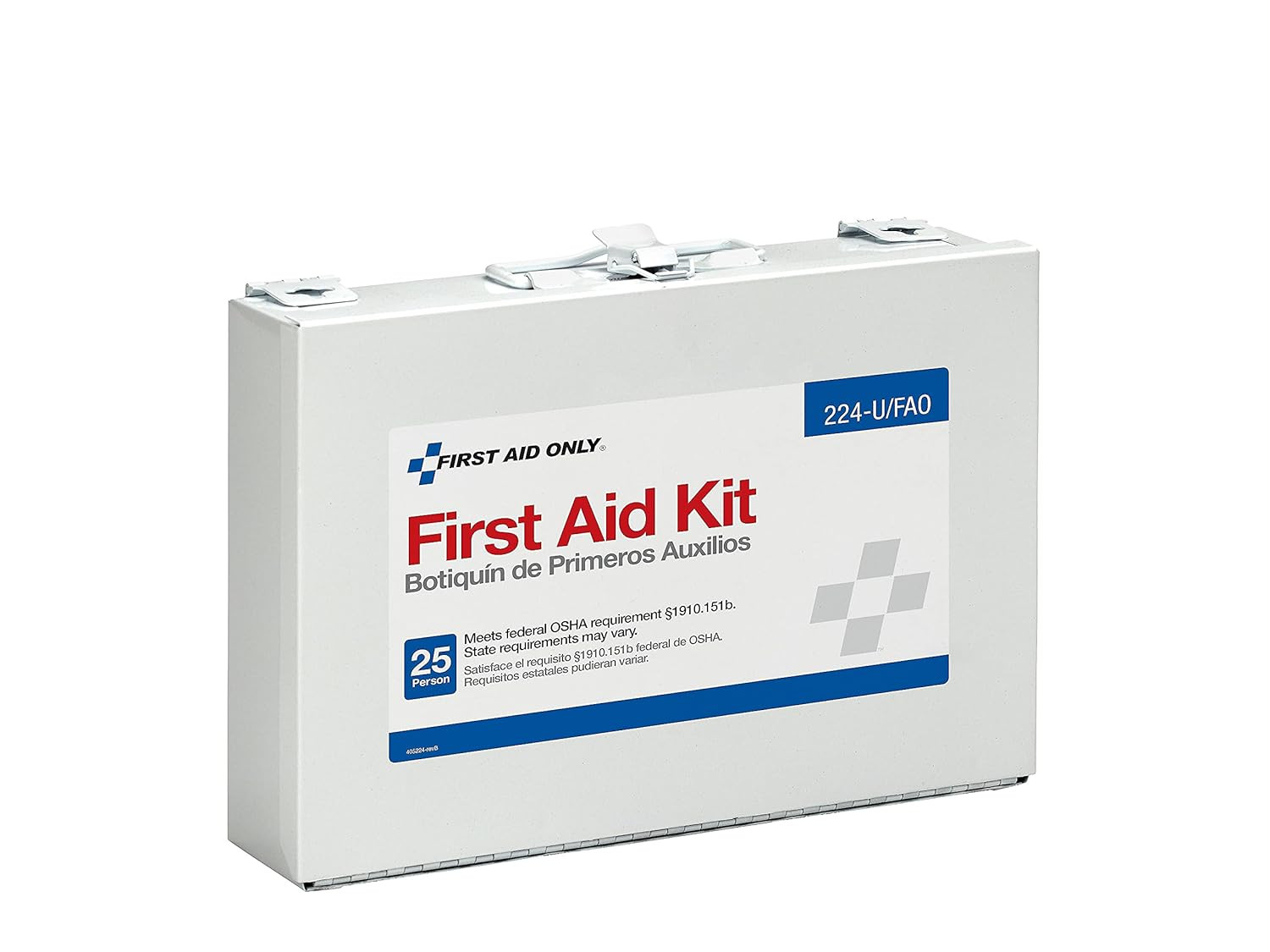 224-U/FAO Osha-Compliant 25-Person Emergency First Aid Kit for Office, Home Reno