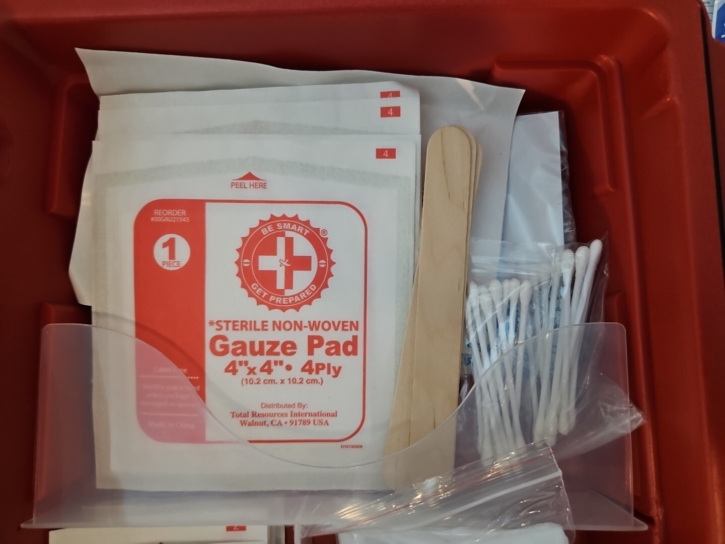 Be Prepared First Aid Kit Red Case 326+Pieces Exceeds OSHA and ANSI Guidelines