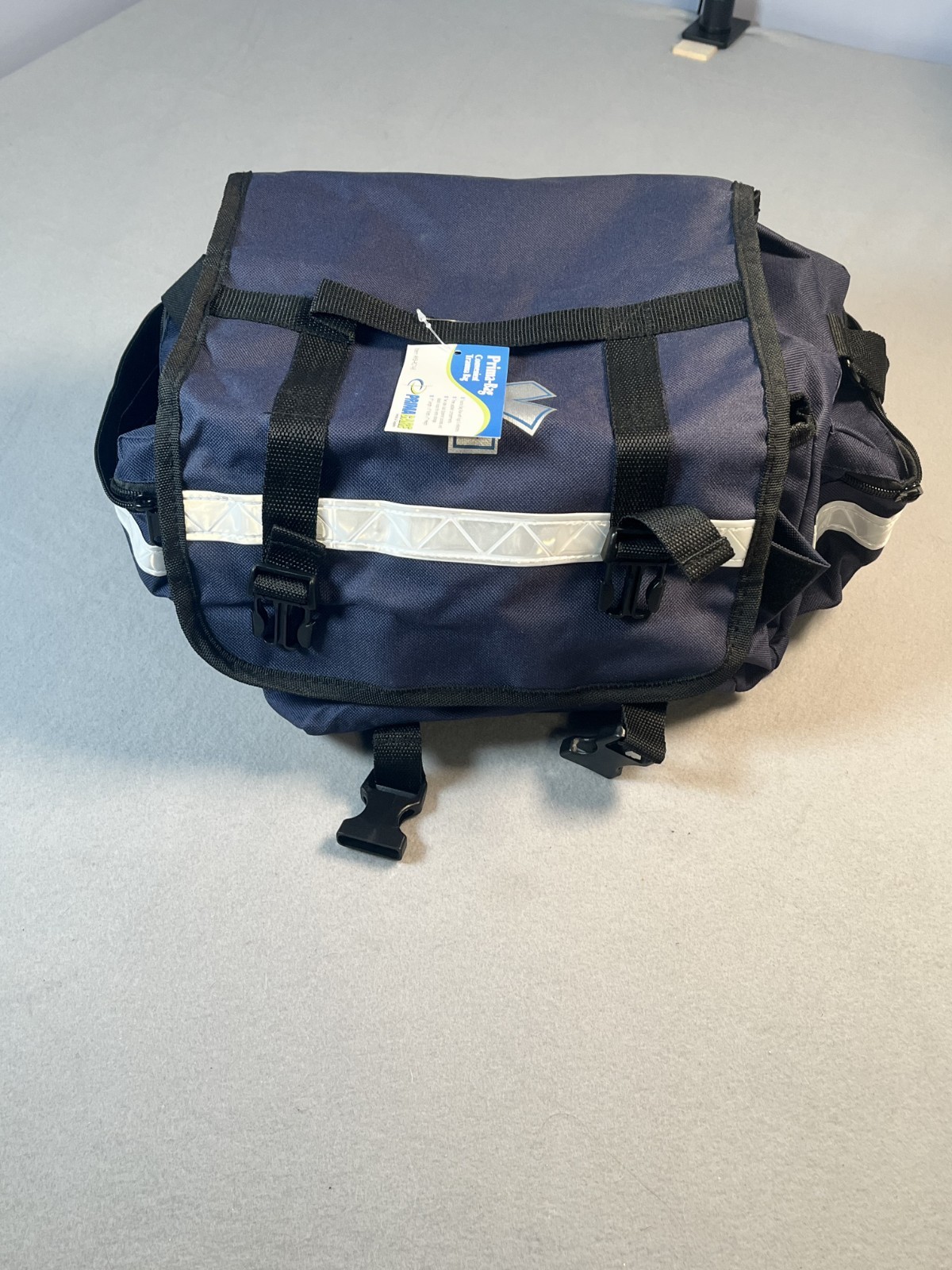 Primacare KB-RO74-B First Responder Trauma Bag, 17 x 9 x 7, Blue — EMT/EMS New