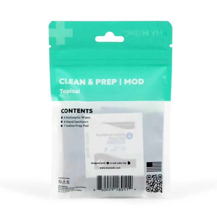 My Medic Clean & Prep MOD Assorted Supplies for Cleaning & Prepping Wounds