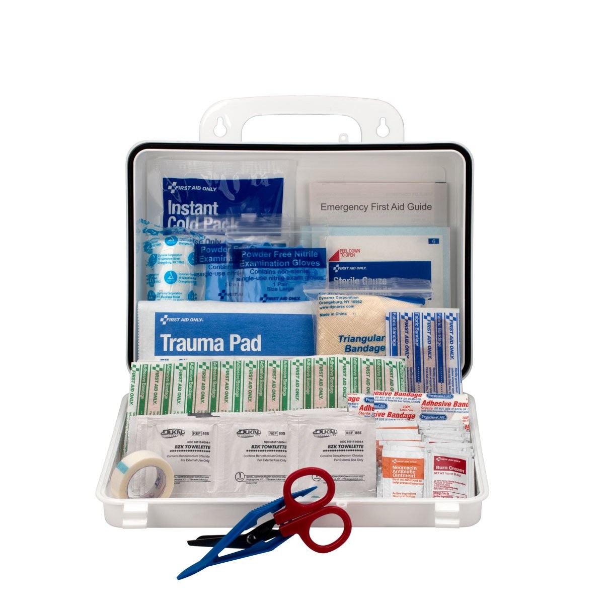 First Aid Only 9301-25P 25-Person Contractor's 176 Piece Set, White