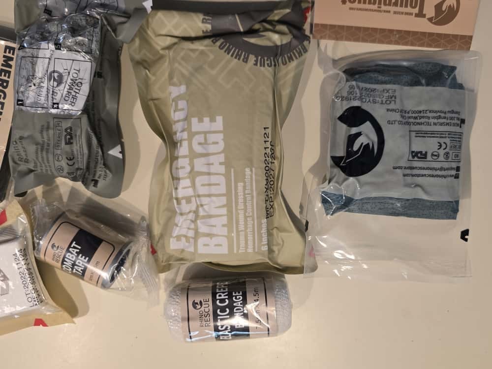 Rhino Rescue Trauma Kit / IFAK Refill Lot – NEW Sealed – Truck/Travel Kit