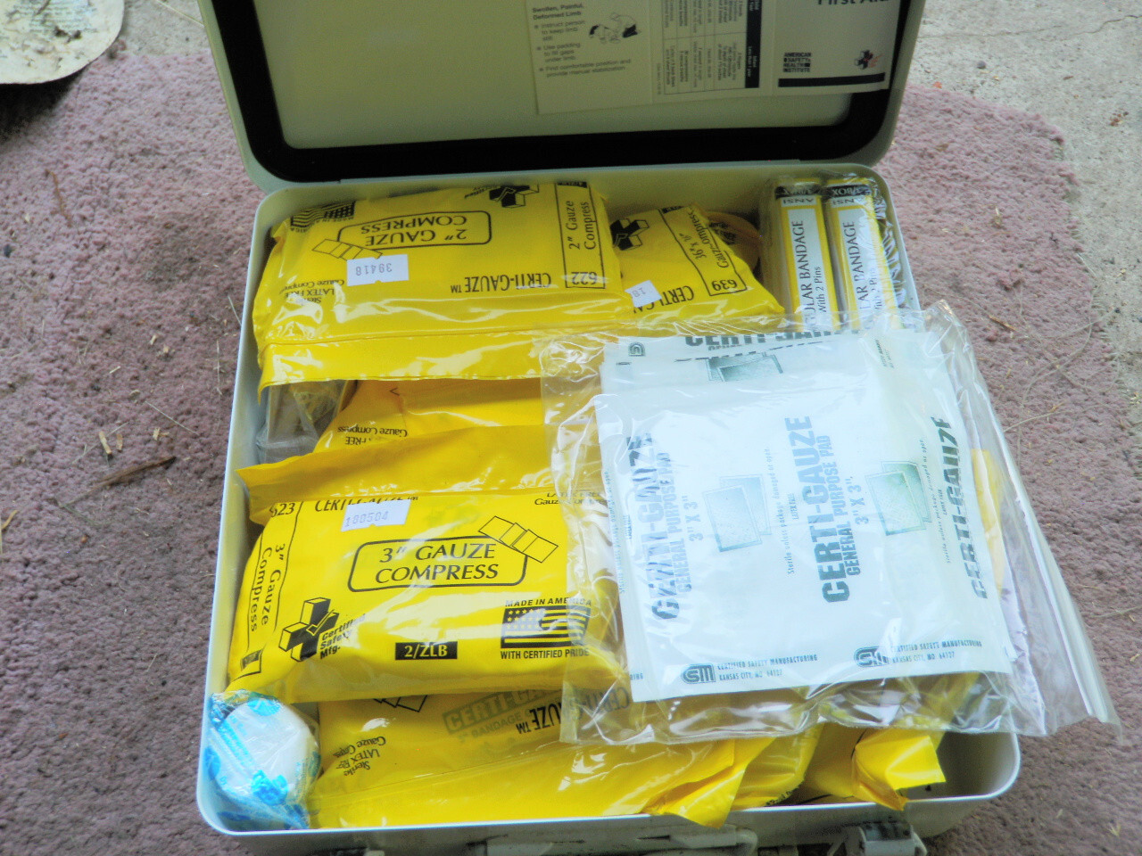 Certified 24R School Bus First Aid Kit 203-046