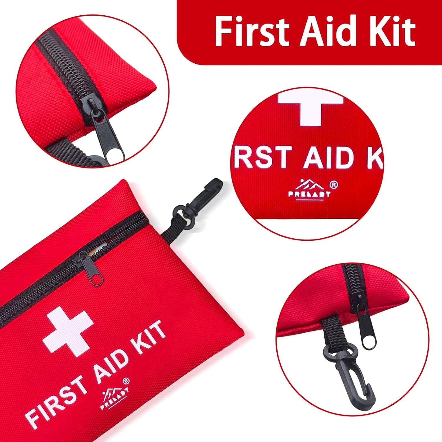 152 Piece Small First Aid Kit, Travel Size First Aid Kit TSA Approved Mini Forst