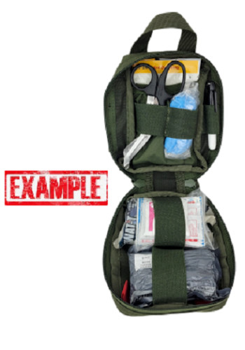 ELITE FIRST AID Recon IFAK Kit LVL-1 FULLY-STOCKED Tactical Trauma Shoot Hunt