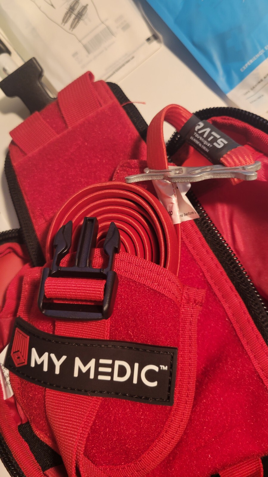 My Medic – TFAK Trauma First Aid Kit – Essential Life Saving Items, Red