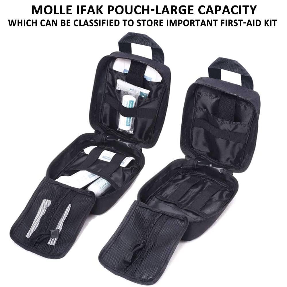 Tactical MOLLE Rip Away EMT Medical First Aid IFAK Pouch Utility Bag (Bag Only)