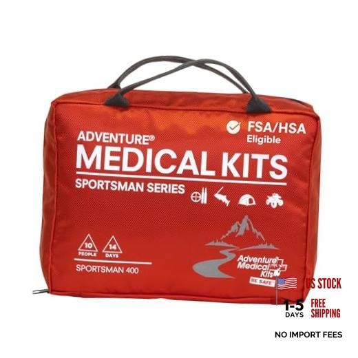 Sportsman Series Medical Kit – 400 – First Aid Kit for One Size Red/Black