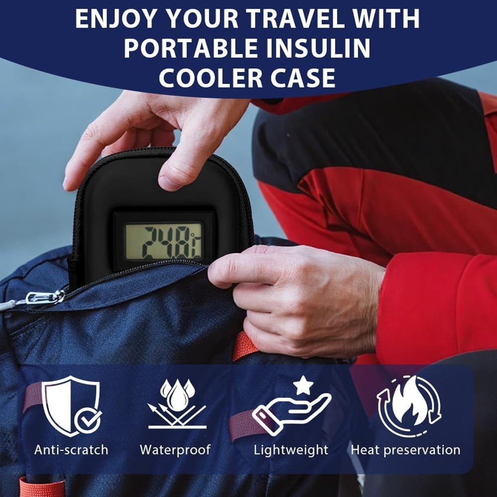 Insulin Cooler Travel Case Diabetic Medicine Cool Bag