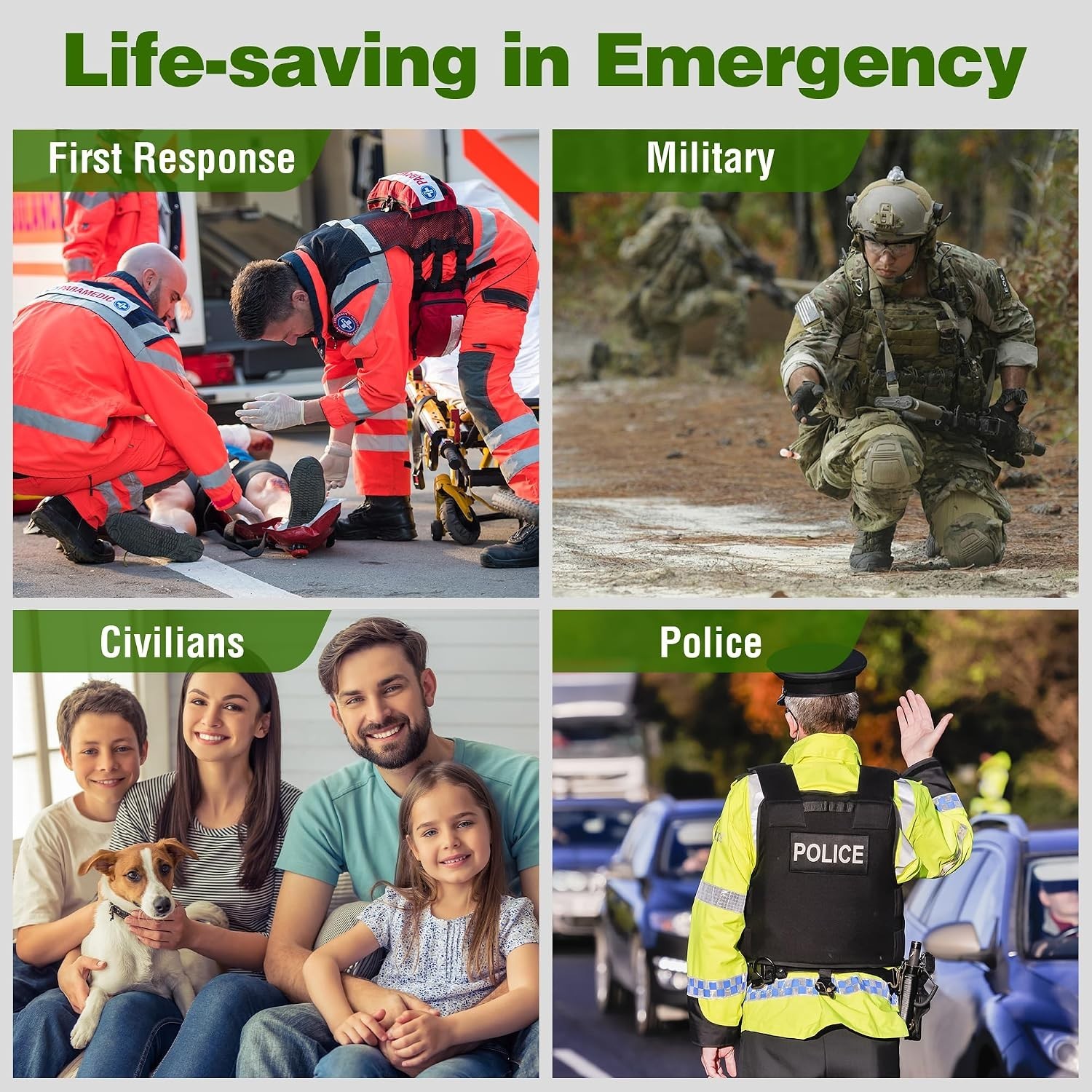Essential IFAK Trauma Kit – 115 Pieces in Compact Bag for Safe Travels & Home