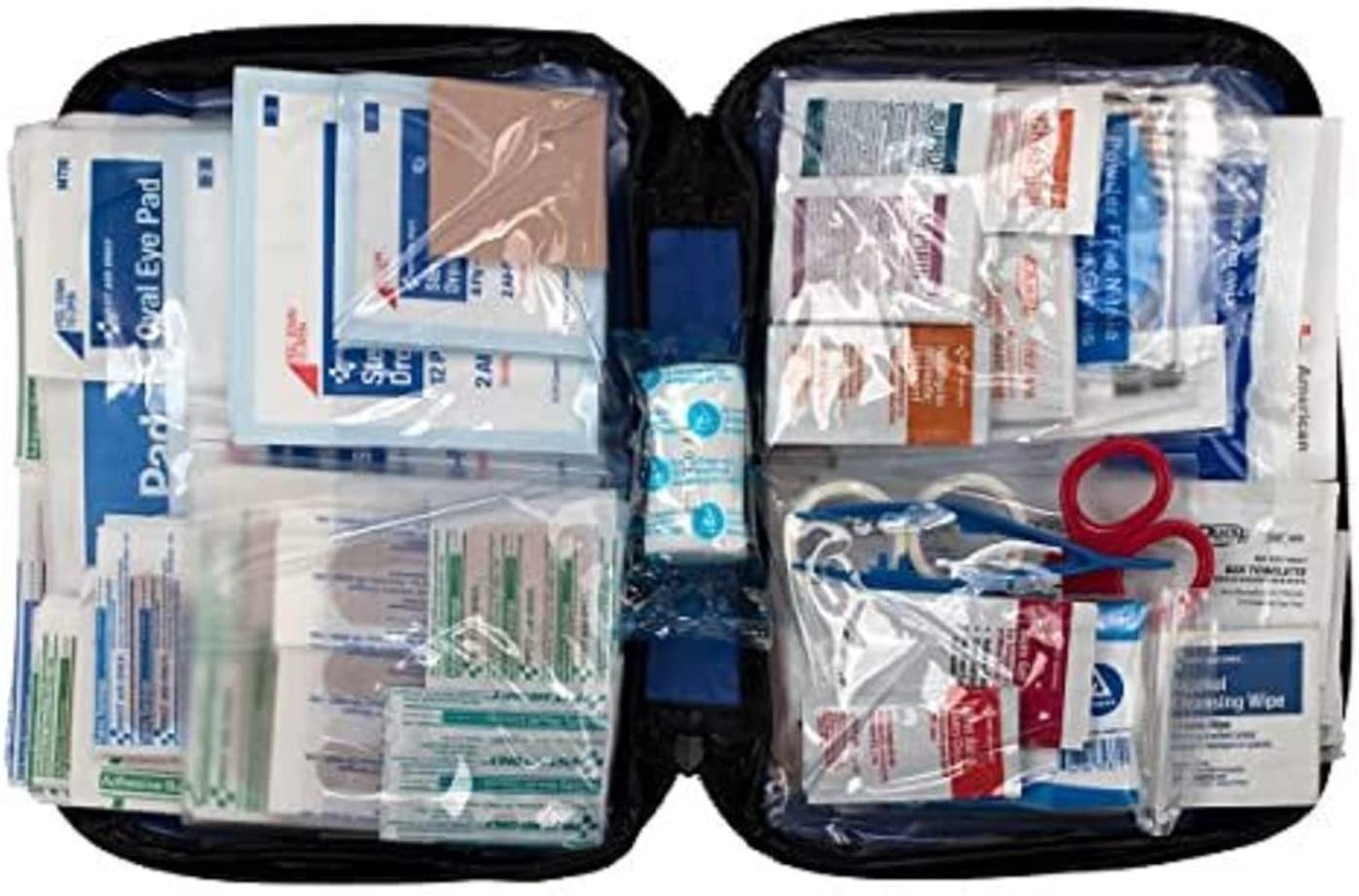Red Cross First Aid Kit American Survival Bag Set for Car Home Supplies 299 pcs