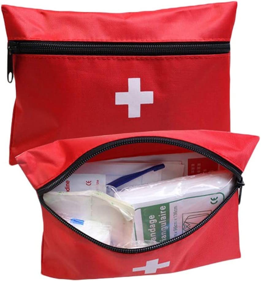 6 Pack Empty First Aid Bag, Mini Travel Empty First Aid Kit Pouch Bag for Eme…