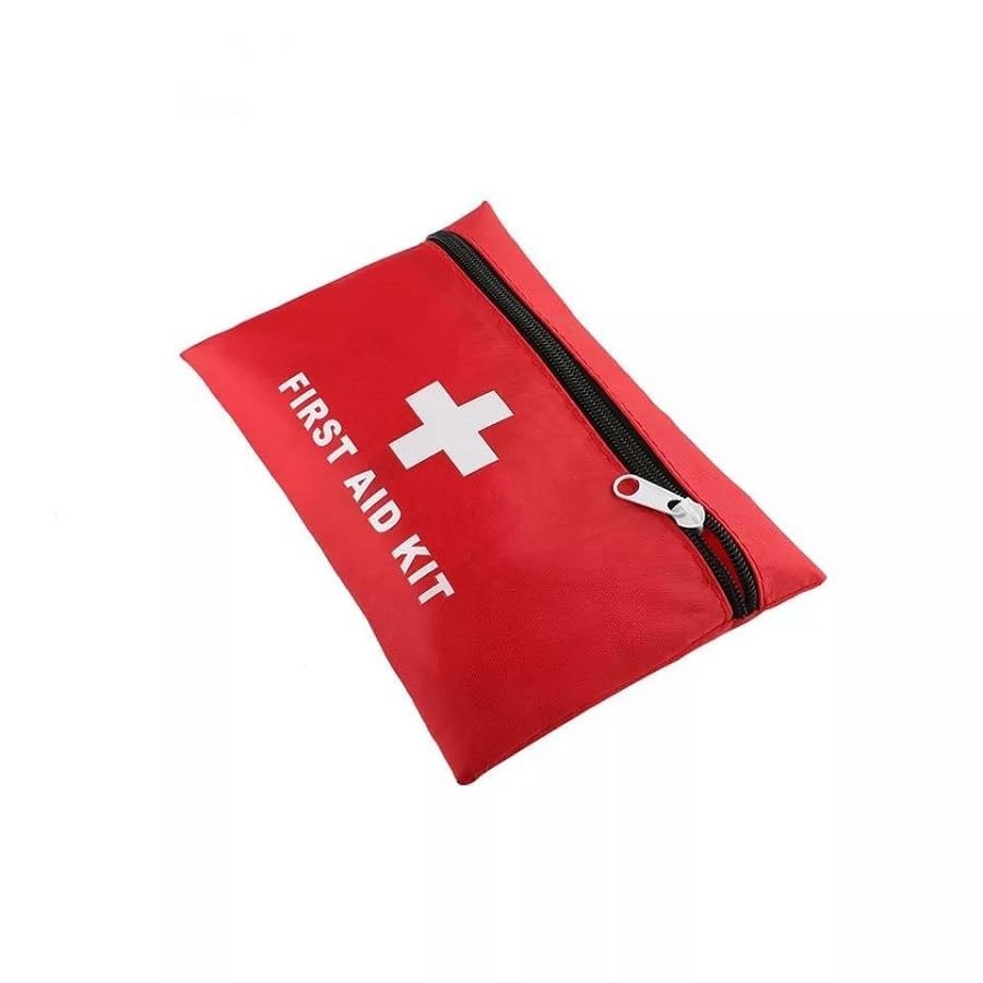 Rattygan Style Travel Survival First Aid Emergency Kit – 95 20cm x 14cm, Red