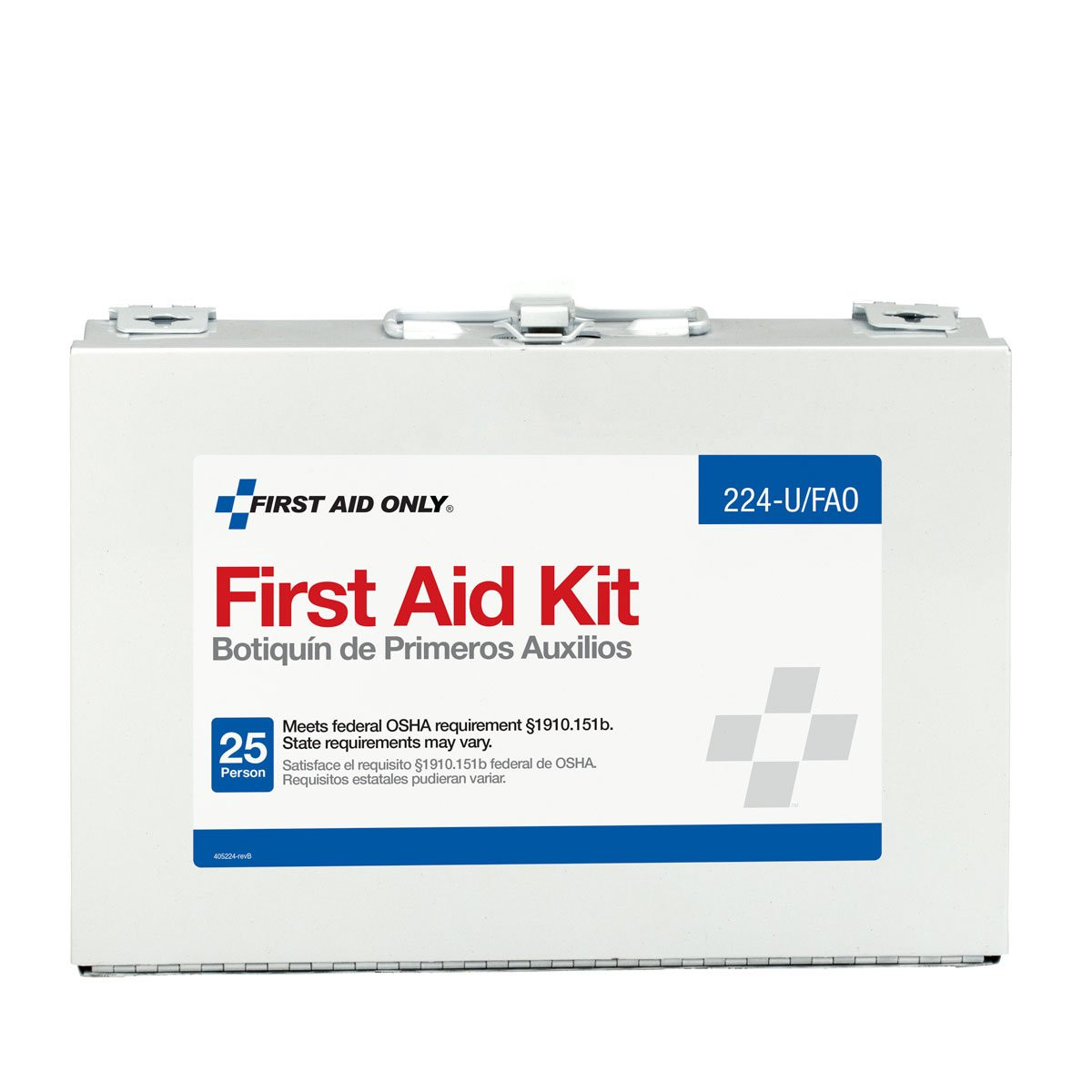 224-U/FAO Osha-Compliant 25-Person Emergency First Aid Kit for Office, Home Reno