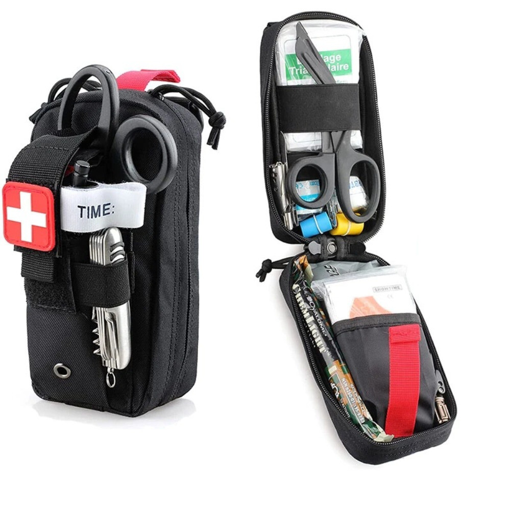 First Aid Medical IFAK Molle Small Tactical Bags Outdoor Emergency EMT Med Kits