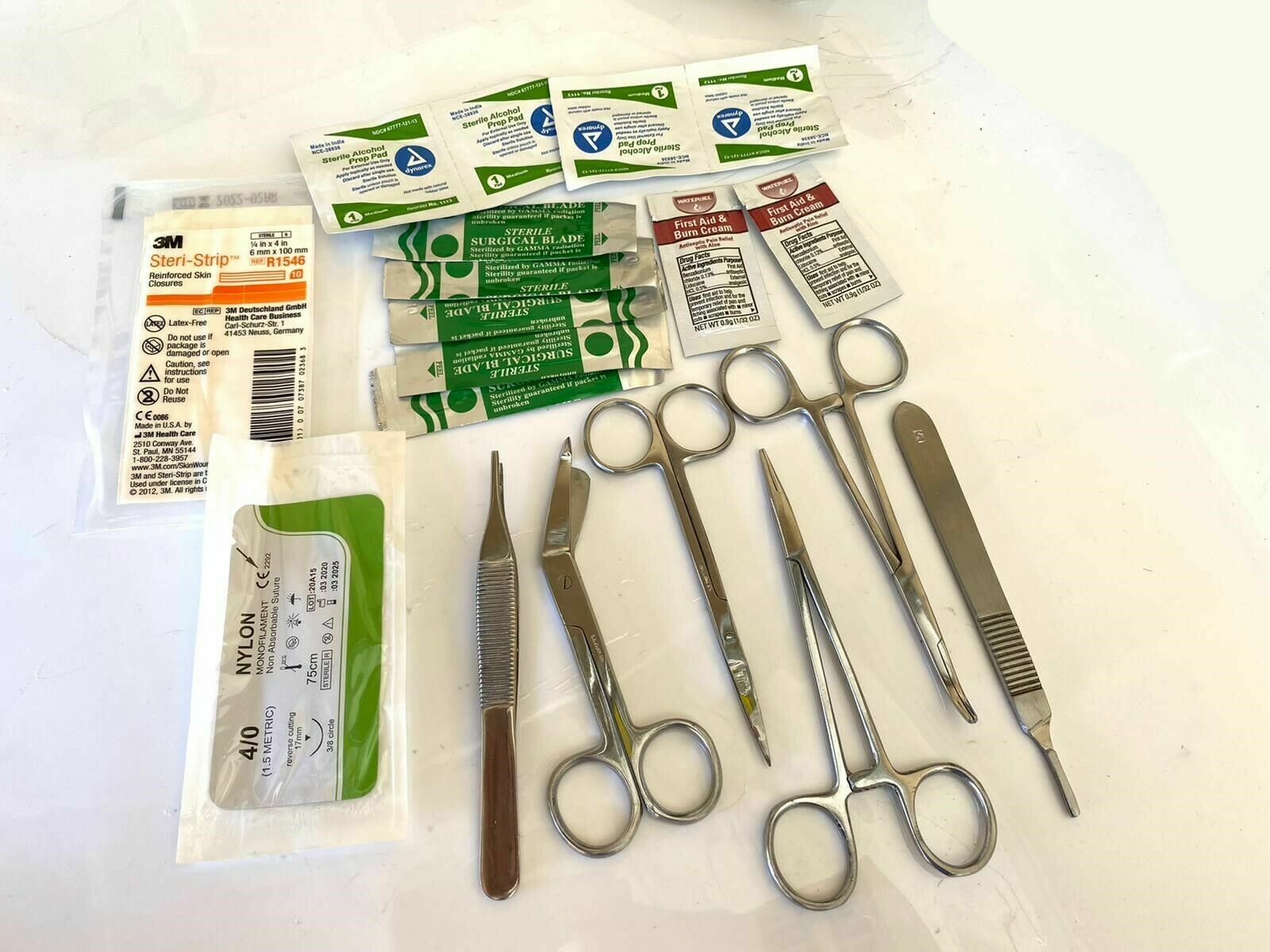 Advanced Surgical Suture Kit, First Aid Medical Travel Trauma Pack