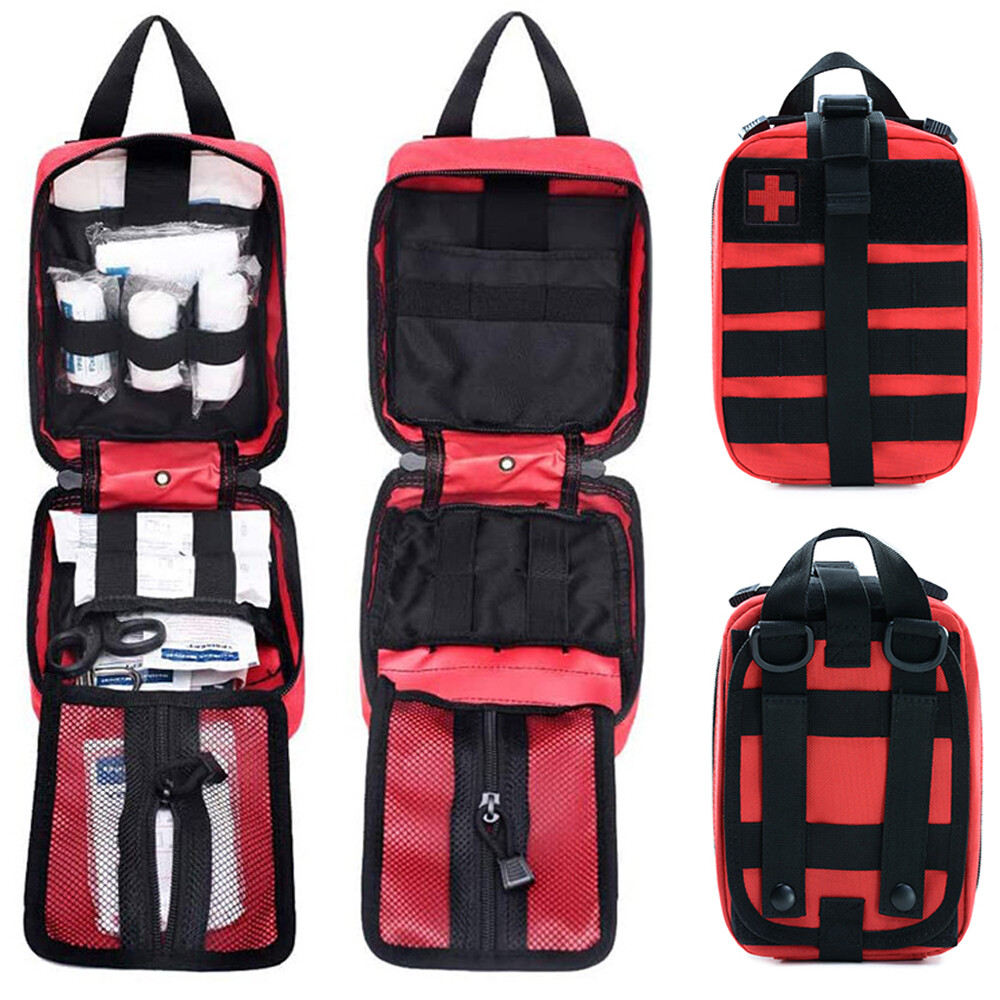 Tactical Molle Medical First Aid Kit IFAK Pouch Emergency EMT EDC Trauma Bag US