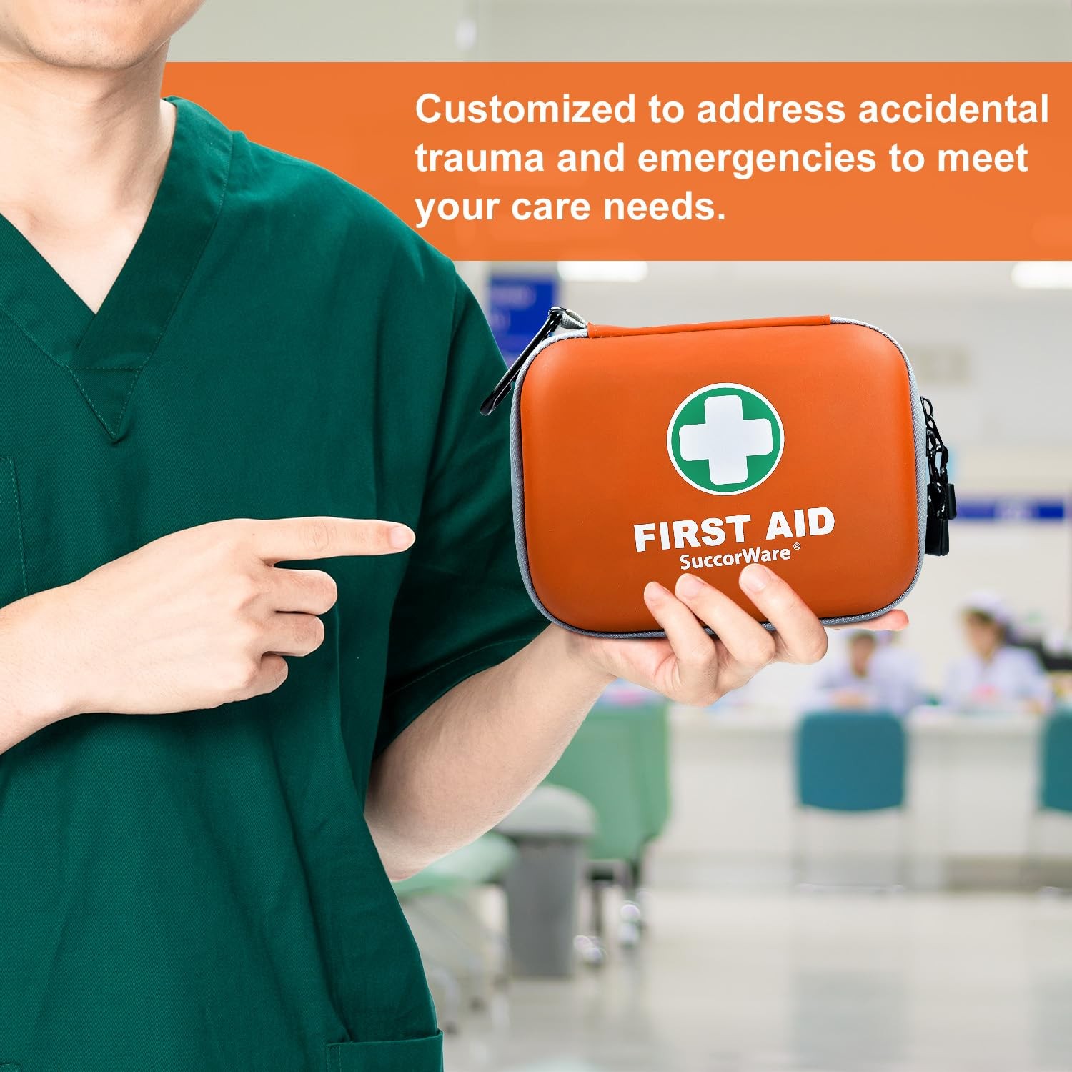 150 Pieces Mini First Aid Kit – Small Medical Kit with Hard Shell – Emergency…