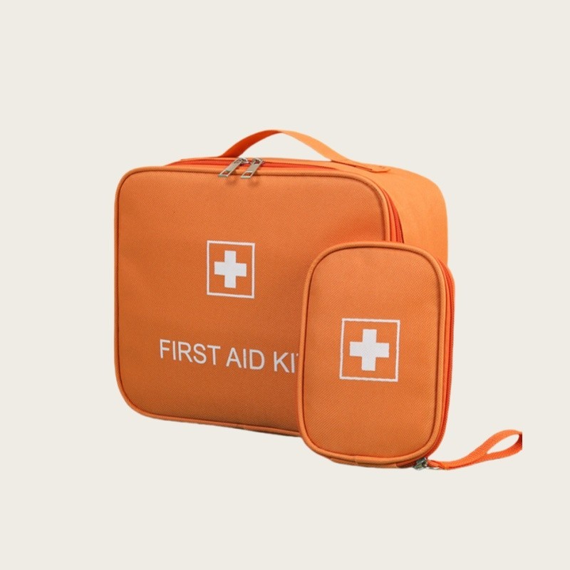 2Pcs Emergency Medical Trauma Box First Aid Bag Travel Home Medicine Storage Bag