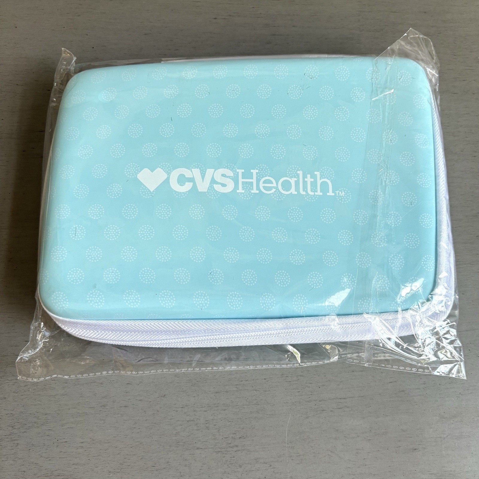 NWT CVS Health Build Your Own First Aid Case Blue 9.25” X 6.5” X 2.5”