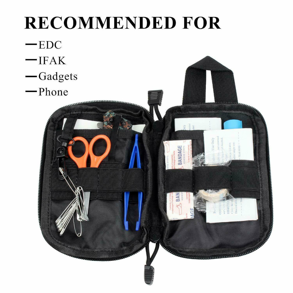 Tactical MOLLE Rip-Away EMT Medical First Aid IFAK Blowout Pouch (Bag Only)
