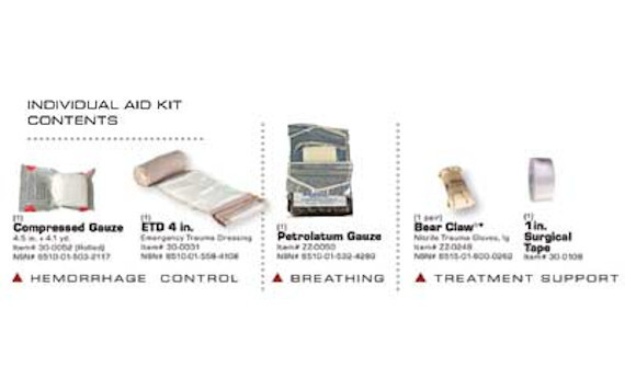NAR North American Rescue – Individual first aid kit, Responder