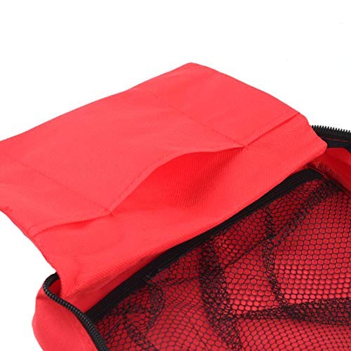 First Aid Bag First Aid Kit Empty Medical Storage Bag Red Trauma Bag for Emer…
