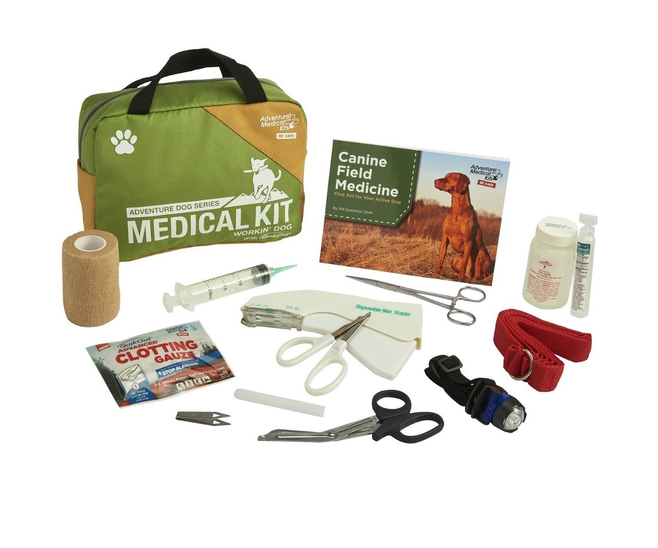 Adventure Medical Kits Workin' Dog Canine First Aid Kit with QuikClot