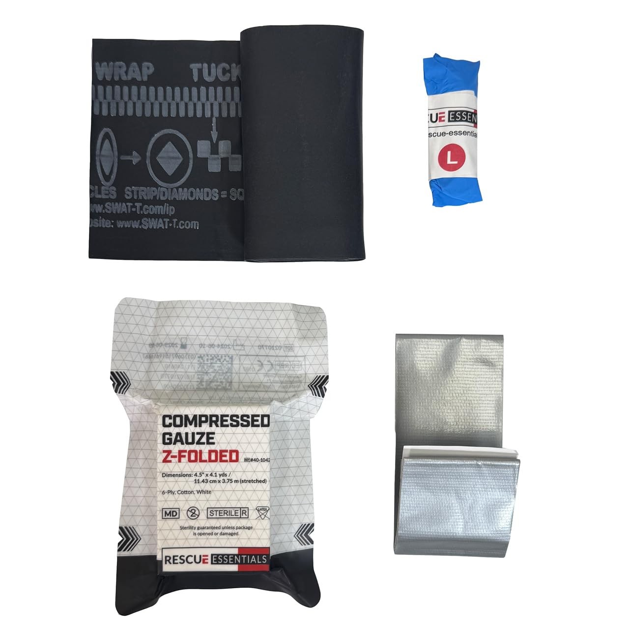 Pocket Trauma Kit – Compact Vacuum-Sealed IFAK with SWATT Tourniquet, Gauze, …