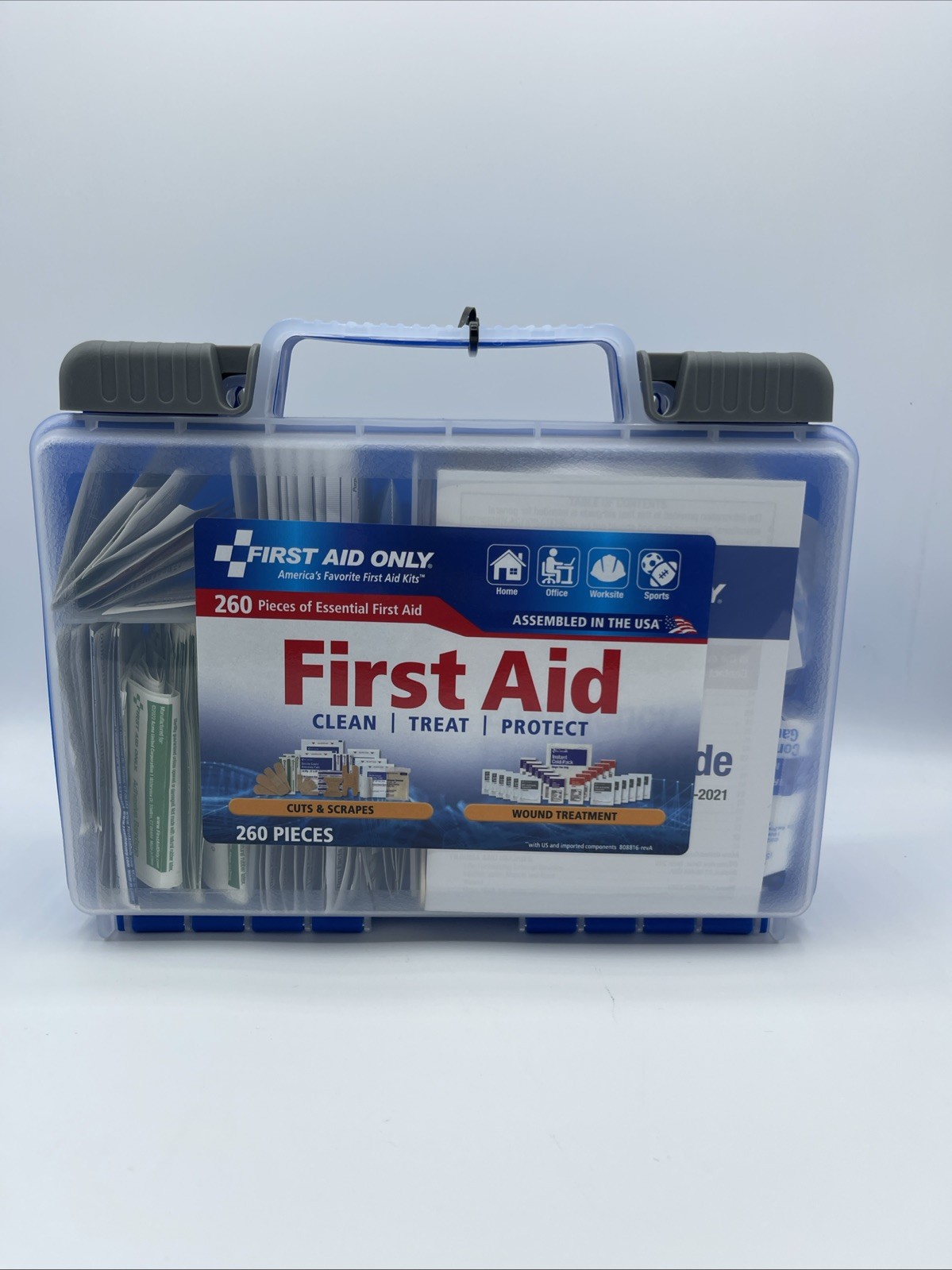 91248 Osha-Compliant First Aid Kit, All-Purpose 50-Person Emergency First Aid Ki