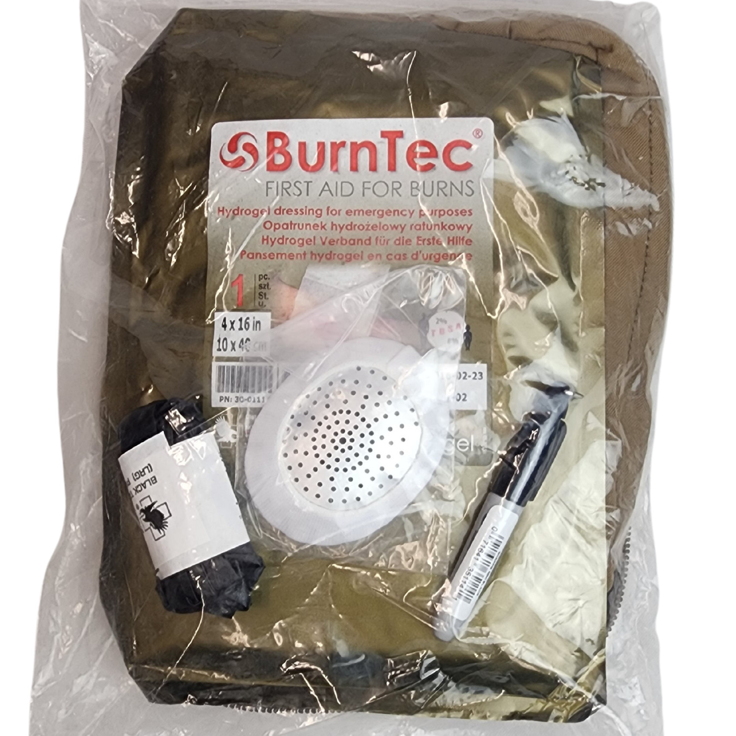 New First Aid Burn Kit With Out Of Date BurnTec Dressing *mocinc.1982*
