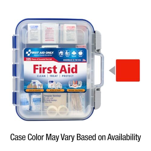 335 Piece First Aid Kit for Home Office and Car Emergency Supplies