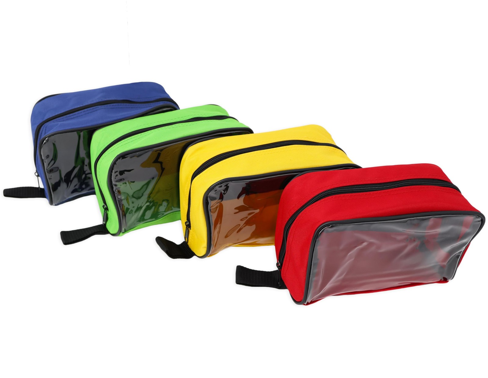Color Coded First Aid Medical Kit Accessory Pouches – Zippered Bag With Trans…