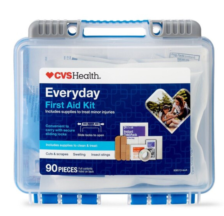 CVS Everyday First Aid Kit, 90 Pieces