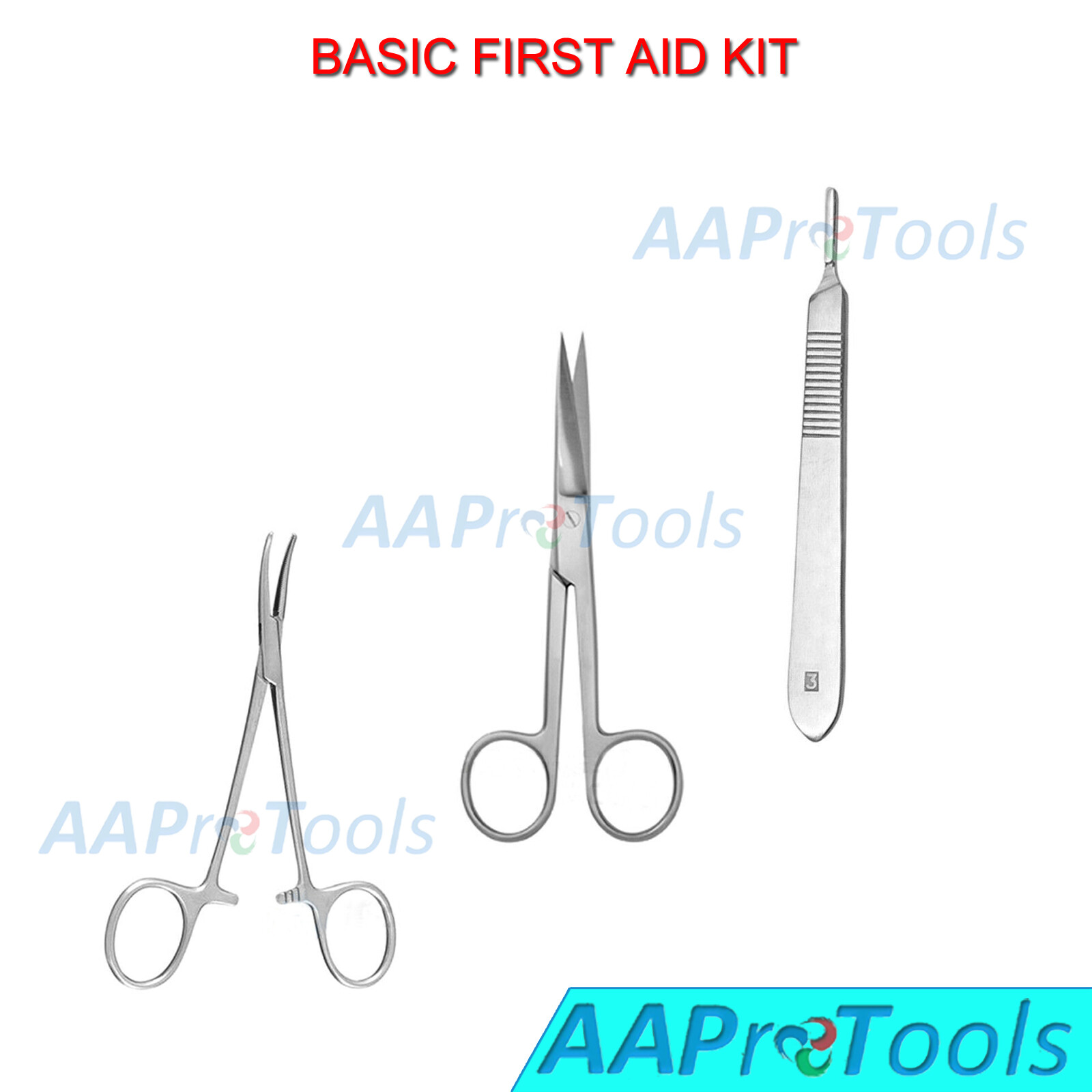 Advanced Basic Surgical Suture Kit, Individual First Aid Bag Medical Trauma Kit