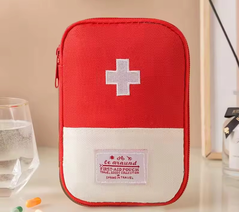 Travel Medicine Bag Mini First-Aid Storage (Bag Only)