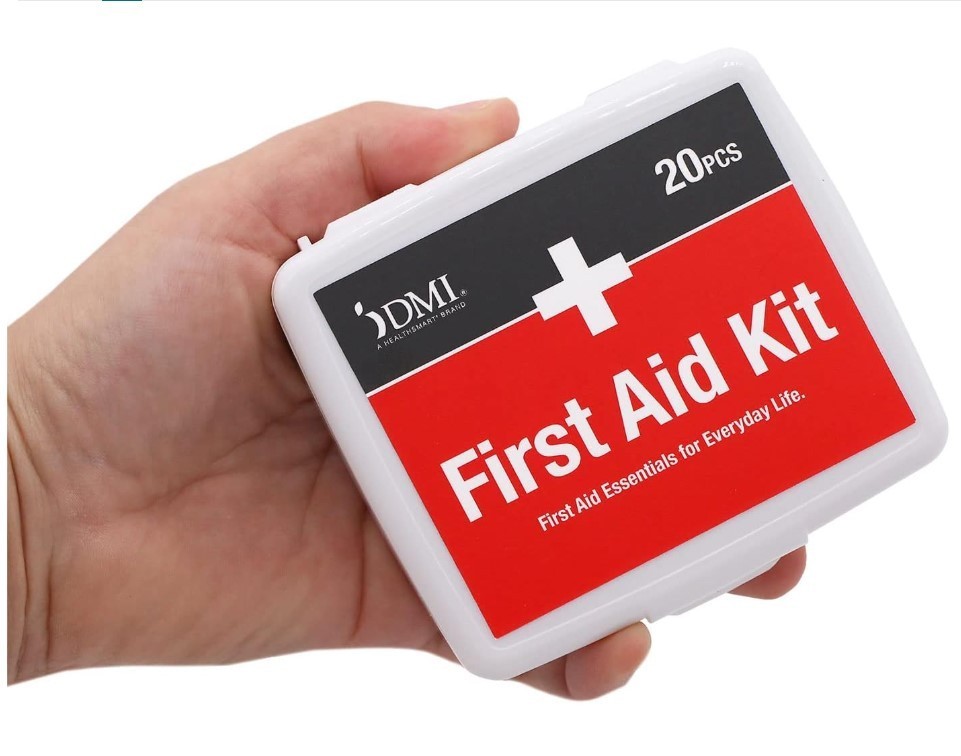 First-Aid Kit, Mini 20-Piece Kit, Small and Compact All-Purpose Use